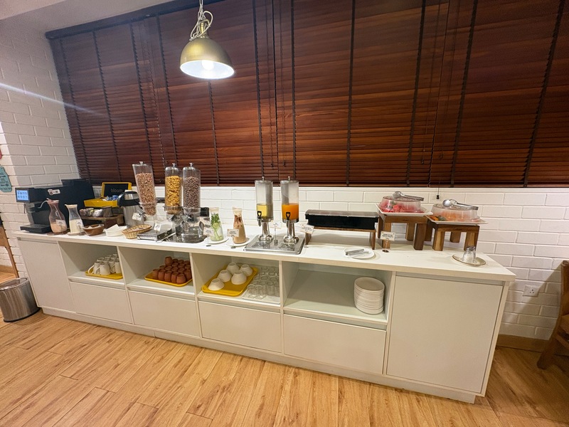 Breakfast buffet spread at Bloom Cafe Brookefield